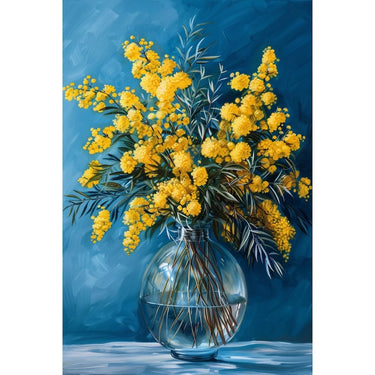 Bouquet Mimosa Peinture